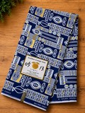 Ndop bleu, African wax loincloth 6 yards, ventes solidaire,lafermedeleo,La ferme de Léo,