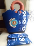 sac à main femme en tissu pagne wax africain