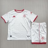 Ensemble Football Tunisie Enfant Maillot + Short, 2026.  doré, AiglesDeCarthage, SupporterTunisien, Can, Caf, Afrique,
