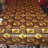 Tissu-Coton-Lafermedeleo-wax africain-orange-ventes solidaires,