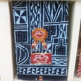 issu pagne wax africain,  Ndop, La ferme de Léo, ventes solidaires,