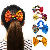 Bandeau élastique femme en tissu imprimé,