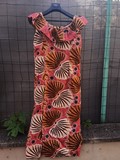Robe africaine en tissu pagne wax Cameroun
