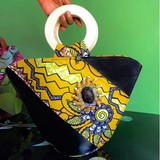 sac à main femme en tissu pagne wax africain