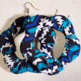 Sale African Wax Pagne Fabric Earrings Online,