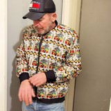 Bombers mixte en tissu pagne Ndop du Cameroun,vêtements,djankawax,