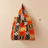 Toilet paper holder in wax loincloth fabric 1/2/4 compartments,