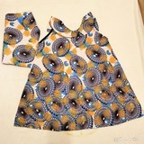 Robe enfant en tissu pagne wax du Cameroun,vêtements,enfants,djankawax,