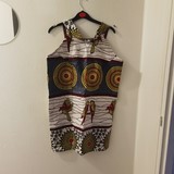 Robe africaine en tissu pagne wax Cameroun