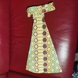 Cravate pour femme en tissu pagne wax,