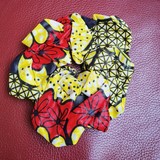 Chouchou cheveux fait main en tissu pagne wax, fille, femme, en tissu pagne africain,Djankawax