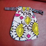 Trousse Pochette de maquillage en Tissu pagne wax