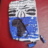 Trousse Pochette de maquillage en Tissu pagne wax