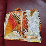 Toilet paper holder in wax loincloth fabric 1/2/4 compartments,