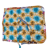 Toilet paper holder in wax loincloth fabric 1/2/4 compartments,