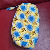 Trousse Pochette de maquillage en Tissu pagne wax