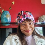 Bandeau élastique femme en tissu imprimé,