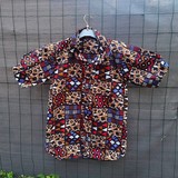 Chemise homme en tissu Ndop du Cameroun