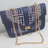 sacoche soirée en tissu pagne wax africain