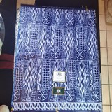tissu pagne bleu Ndop Bamiléké Cameroun, africain 3/6 yard, Ndop bamilékés Cameroun, ventes solidaire,lafermedeleo,Djankawax,