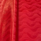 issu pagne africain, Bazin rouge, La ferme de Léo, ventes solidaires,