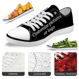 Chaussures en toile mixte à personnaliser par votre image,