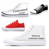 Chaussures en toile mixte à personnaliser par votre image,