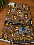 Tissu pagne wax Journée des enseignant(e)s Cameroun,
