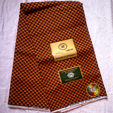 Tissu pagne wax-Coton-écailles orange, Lafermedeleo-Djankawax,