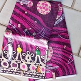 Pagne du 8 mars 2025 officiel (la journée internationale de la femme au Cameroun) Cicam Tissu pagne wax, rose, Djankawax,