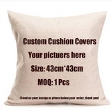 Housse de Coussin-Oreiller à Personnaliser,