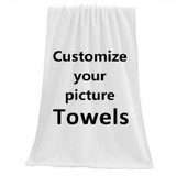 Serviette de bain à personnaliser avec photos, djankawax,