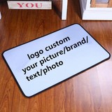 Tapis carpette à personnaliser avec image et texte,