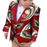 Veste garçon 2/10 ans en tissu pagne wax