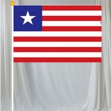 Drapeau main Libéria, Supporters, Fans, Football, Cameroun