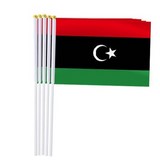 Drapeau main Libya, Supporters, Fans, Football, Cameroun