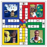 Ludo personnalisé football Cameroun à personnaliser avec vos photos images, jeu de société, Djankawax,