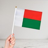 Drapeau main Madagascar, Supporters, Fans, Football, Cameroun