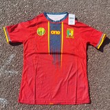  Maillot Cameroun, blanc Football, Lions indomptables,