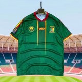  Cameroon Green Football Jersey,Maillot Cameroun, vert Football, Lions indomptables,