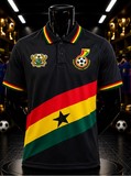 Maillot de Football Ghana 2025/26, blanc, BlackStars, supporter ghanéen, Football Africain. africa. can, Afrique, football, djankawax, Africa Football, noir, Diaspora Africaine, drapeau,