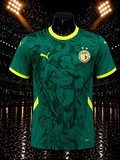 Maillot de Football Sénégal, 2025  vert, équipe nationale, Les Lions de la Téranga,, Can 2025, Can, Caf Afrique, Les Lions de la Téranga,soccer Africa,