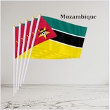 Drapeau main Mozambique, Supporters, Fans, Football, Cameroun