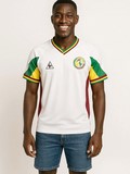 Maillot de Football blanc, Sénégal, équipe nationale, drapeau, Can 2025 