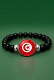 Bracelet perles, Drapeau national, supporters ,Drapeau, fans supporters, Algérie,
