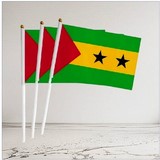Drapeau main São Tomé-et-Principe, Supporters, Fans, Football, Cameroun