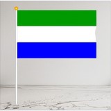 Drapeau main Sierra Léone, Supporters, Fans, Football, Cameroun