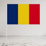 Drapeau main Tchad, Supporters, Fans, Football, Cameroun