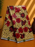 Tissu-Coton-fleurs rouge, Lafermedeleo-Djankawax,
