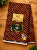 Tissu pagne wax-Coton-écailles orange, Lafermedeleo-Djankawax,